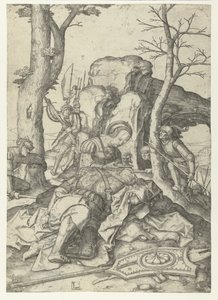 Simson en Delila door Lucas van Leyden