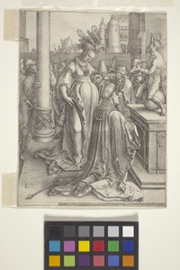 Afgoderij van Salomo door Lucas van Leyden