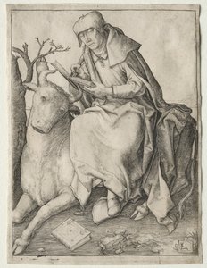 Sint Lucas, ca. 1508 door Lucas van Leyden