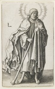 St. Thaddeus, 1510 door Lucas van Leyden