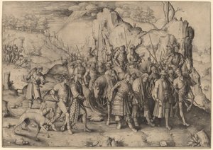 De bekering van Sint Paulus door Lucas van Leyden