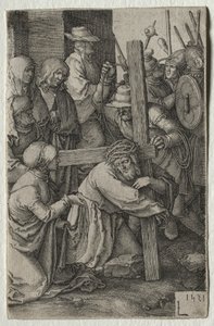 De Passie: Christus Draagt het Kruis door Lucas van Leyden
