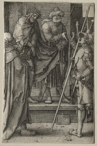 De Passie: Christus gepresenteerd aan het volk, 1521 door Lucas van Leyden