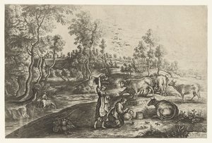 Boerderij van Laeken door Lucas van Uden