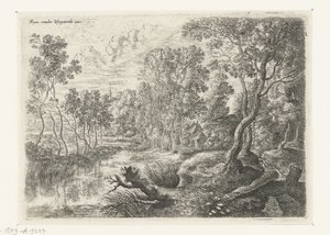 Landschap met een beek