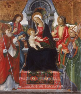 Maagd en Kind met heiligen Nicolaas, Sebastiaan, Rochus en Martinus