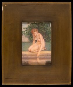 Bij een heldere fontein door Lucia Fairchild Fuller