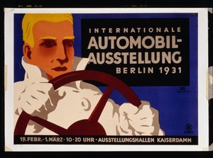 Internationale Automobieltentoonstelling, Berlijn 1931 door Lucian and Rosen F. (fl.1929) Bernhard