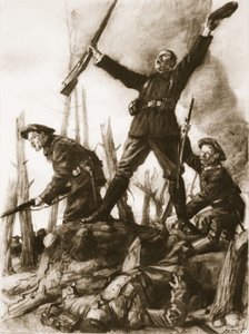 Op de top van Hartmannswillerkopf