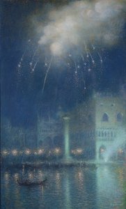 Vuurwerk boven Venetië