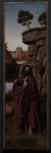 Sint Johannes de Doper in een Landschap