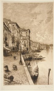 Kade, Venetië door Lucien Marcelin Gautier