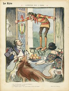 Illustratie in Le Rire door Lucien Metivet