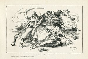 Illustratie in Le Rire door Lucien Metivet