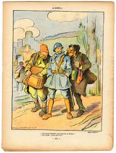 La Baionnette, Satirisch in kleuren