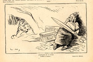 Le Rire rouge, Satirisch in ZW