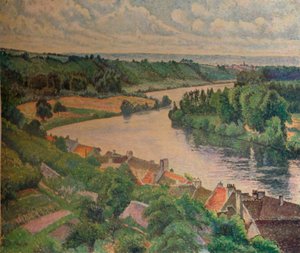 La Frette en Sartrouville door Lucien Pissaro