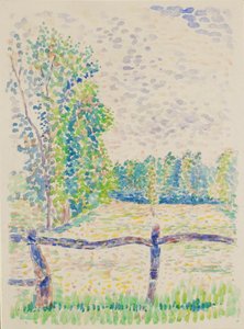 La Barriere, Eragny Weiden, ca. 1886