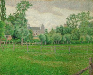 De kerk van Gisors door Lucien Pissarro