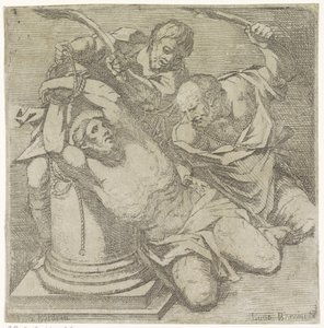 Geseling van Christus door Lucio Bononi