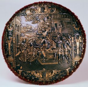 Paradeschild, ca. 1580 door Lucio Piccinino