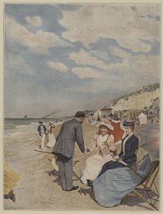 In Etretat, het Seizoen was in Volle Gang door Lucius Rossi