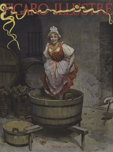 De Oogst van Jeanneton. Omslag van Le Figaro Illustre, november 1895