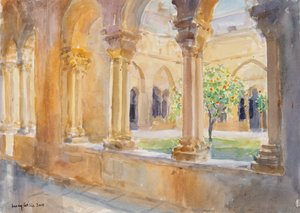 Klooster van Sint-Catharina, Bethlehem, Israël door Lucy Willis