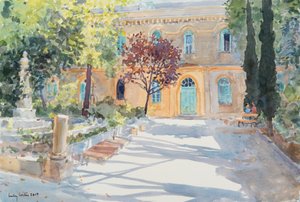 De Tuin van de Sint-Annakerk, Jeruzalem door Lucy Willis