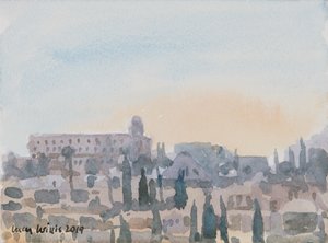 Het King David Hotel, Zonsondergang, Jeruzalem