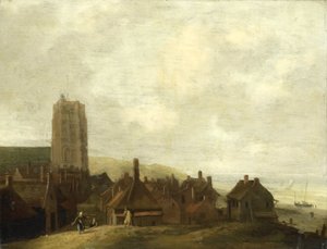 Gezicht op Egmond aan Zee