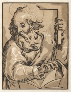 Christus en de apostelen: St. Thomas (met de vierkant) door Ludolph Büsinck