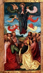 Mysteries van de Rozenkrans: Tenhemelopneming van de Maagd door Ludovico Brea