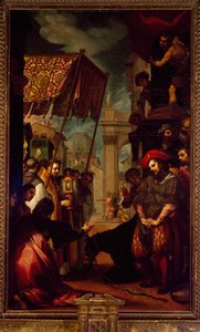 Sint Antonius van Padua het Wonder van de Muil door Ludovico Cardi
