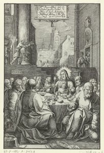 Het Laatste Avondmaal door Ludovicus Siceram