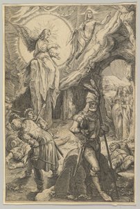 De opstanding, uit De Passie van Christus door Ludovicus Siceram