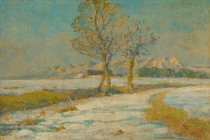 Winterlandschap in de Tatra door Ludovit Cordak