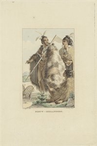 Bewoners van Nieuw-Zeeland door Ludwig Gottlieb Portman