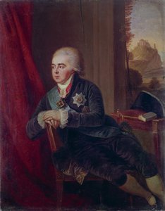 Portret van de vicekanselier Prins Alexander Kurakin 1752-1818, 1801 door Ludwig Guttenbrunn