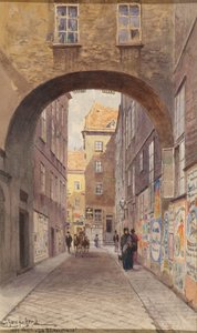 De Bäckerstraße in Wenen