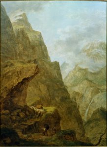 Op de Klausenpas met de Sennenzug door Ludwig Hess