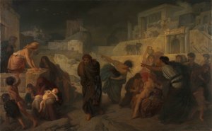 Jeruzalem na de dood van Christus door Ludwig Mayer
