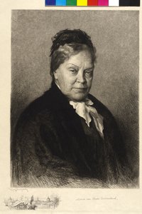Marie von Ebner-Eschenbach door Ludwig Michalek