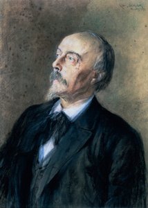 Portret van de Duitse dirigent, pianist en componist Hans von Bülow