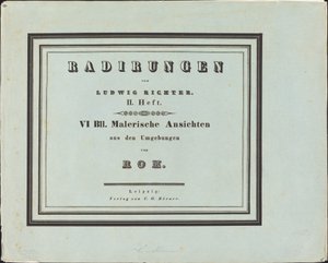 Schilderachtige uitzichten uit de omgeving van Rome door Ludwig Richter
