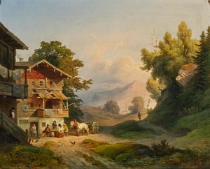 Ludwig Schuster middagrust 1852