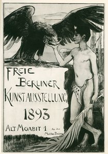 Ludwig von Hofmann: Vrije Berlijnse Kunsttentoonstelling ... (litho) door Ludwig von Hofmann