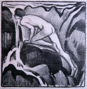 Wel Drink door Ludwig von Hofmann