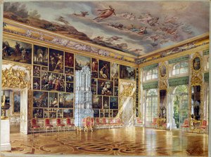 De kunstgalerij in het paleis van Tsarskoje Selo