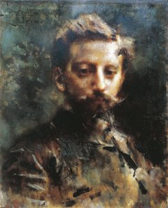Portret van Primo Levi door Luigi Conconi